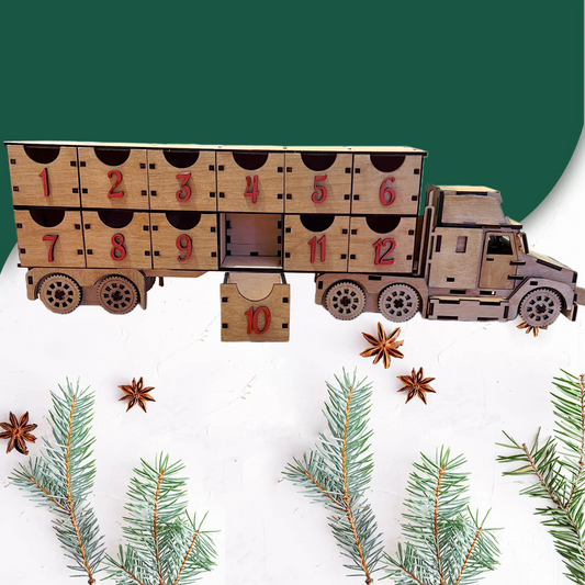 Camion de l'avent de Noël