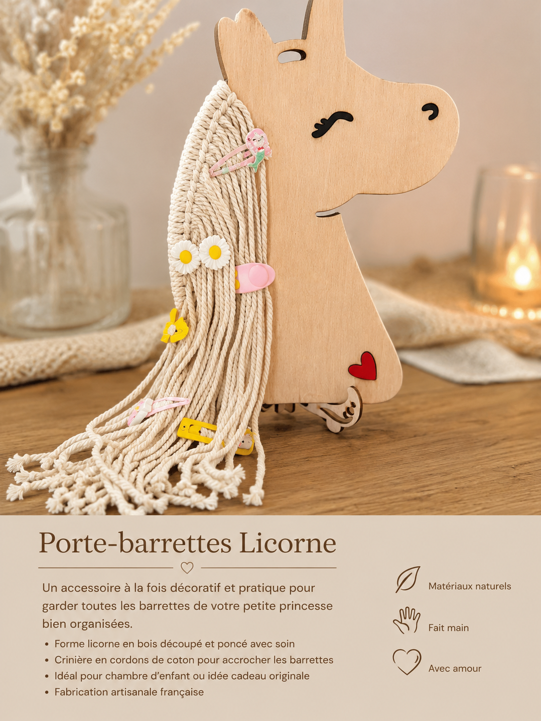 Support licorne ￼